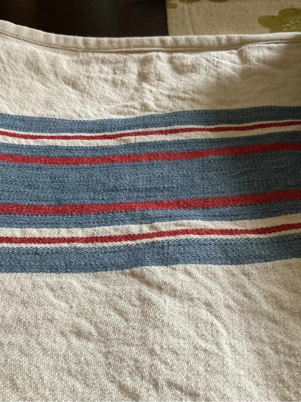 2 x Lauren Ralph Lauren KELSEY STRIPE Linen Cotton Euro Shams